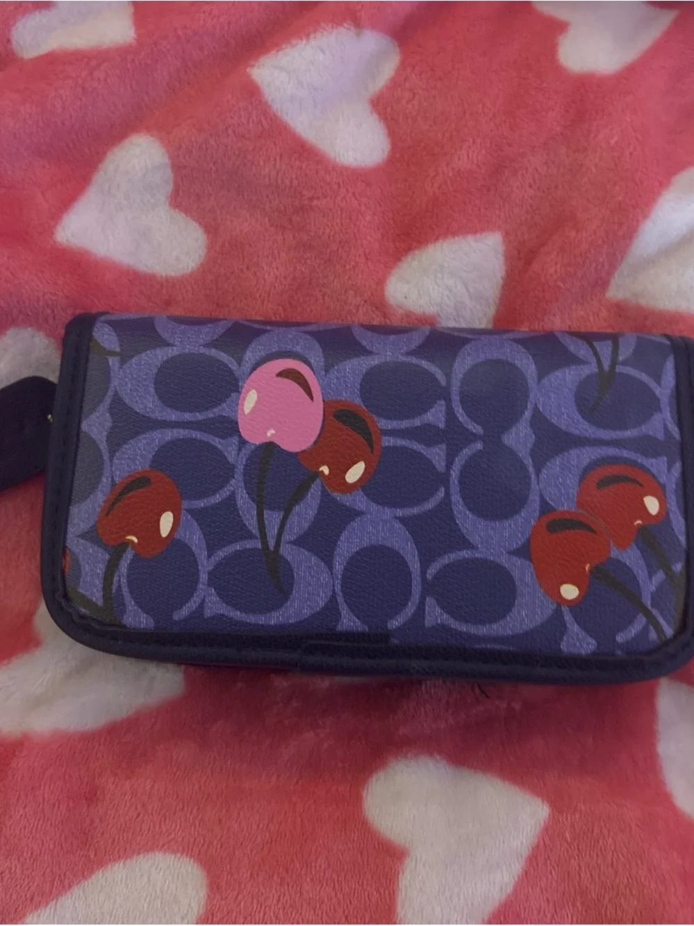 Coach purple signature